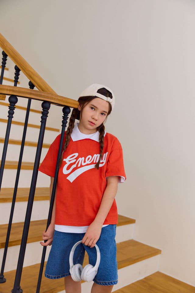 Dore Dore - Korean Children Fashion - #childrensboutique - Front Denim Shorts - 6