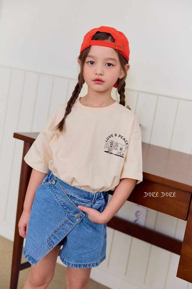 Dore Dore - Korean Children Fashion - #designkidswear - Love Peace Tee - 3