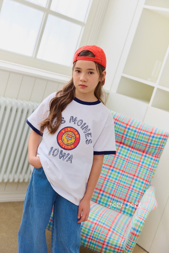 Dore Dore - Korean Children Fashion - #designkidswear - Cation Denim Wide Pants - 3