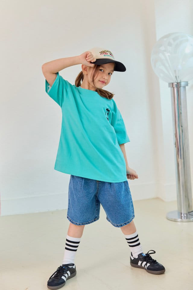 Dore Dore - Korean Children Fashion - #toddlerclothing - Cat Pigment Tee - 8