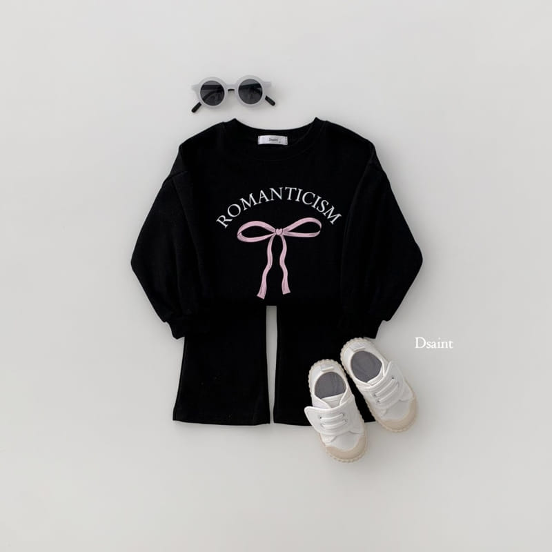Dsaint - Korean Children Fashion - #Kfashion4kids - Roman Ribbon Wide Top Bottom Set - 7