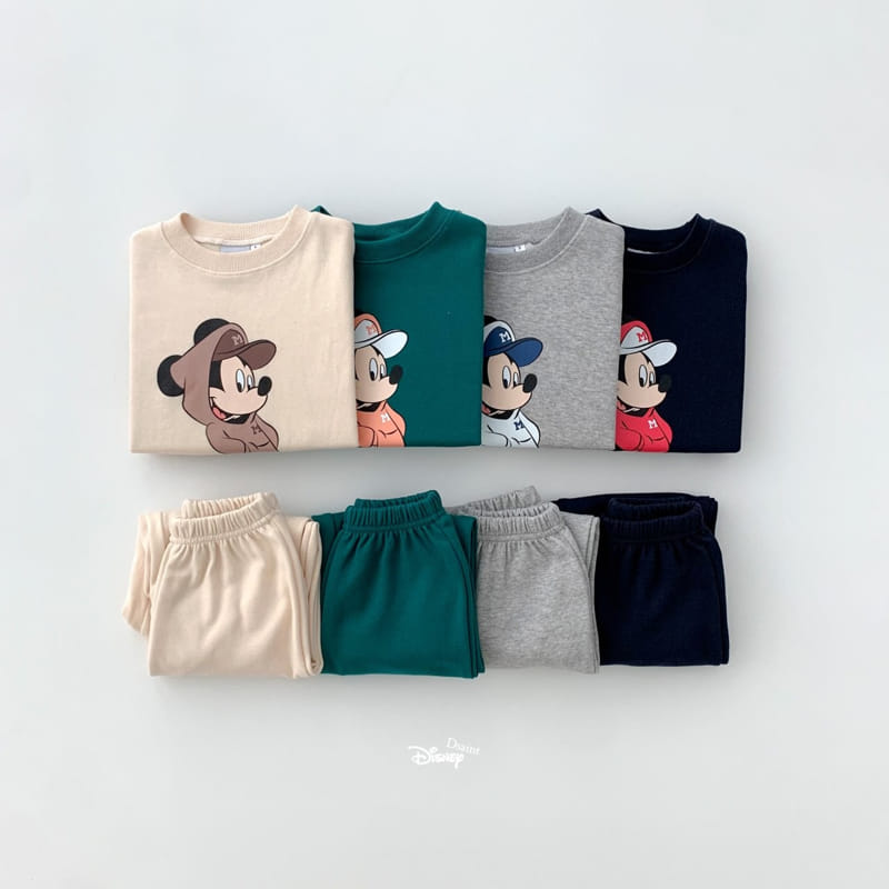Dsaint - Korean Children Fashion - #childofig - M M Club Top Bottom Set - 3