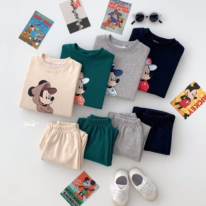 Dsaint - Korean Children Fashion - #childofig - M M Club Top Bottom Set - 4