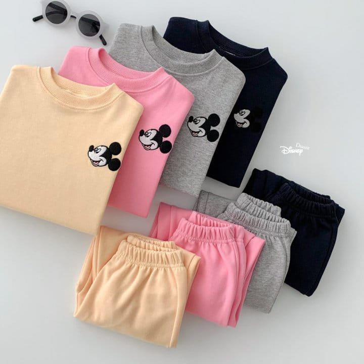 Dsaint - Korean Children Fashion - #childrensboutique - Pearl Line Color M Top Bottom Set - 2