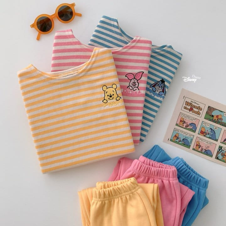 Dsaint - Korean Children Fashion - #discoveringself - Bbaccom Friend Top Bottom Set - 2
