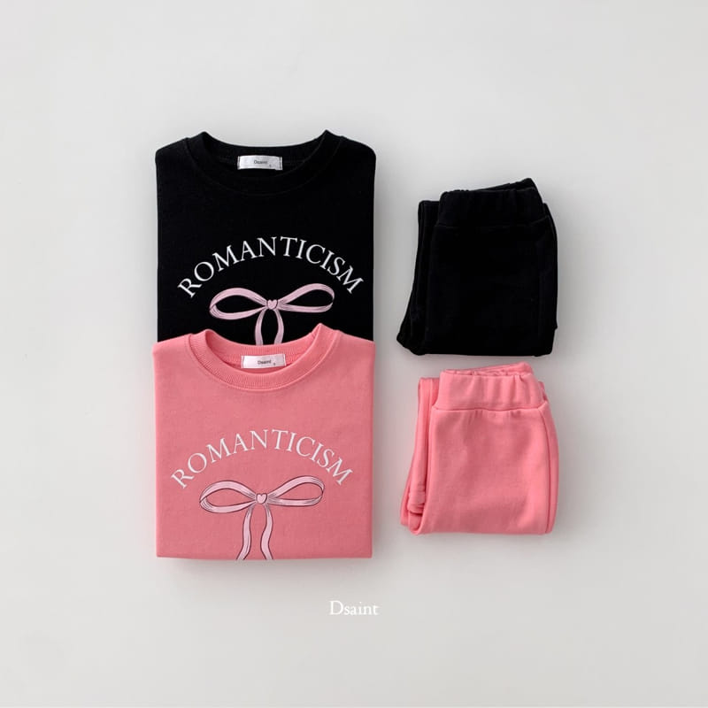 Dsaint - Korean Children Fashion - #fashionkids - Roman Ribbon Wide Top Bottom Set - 3