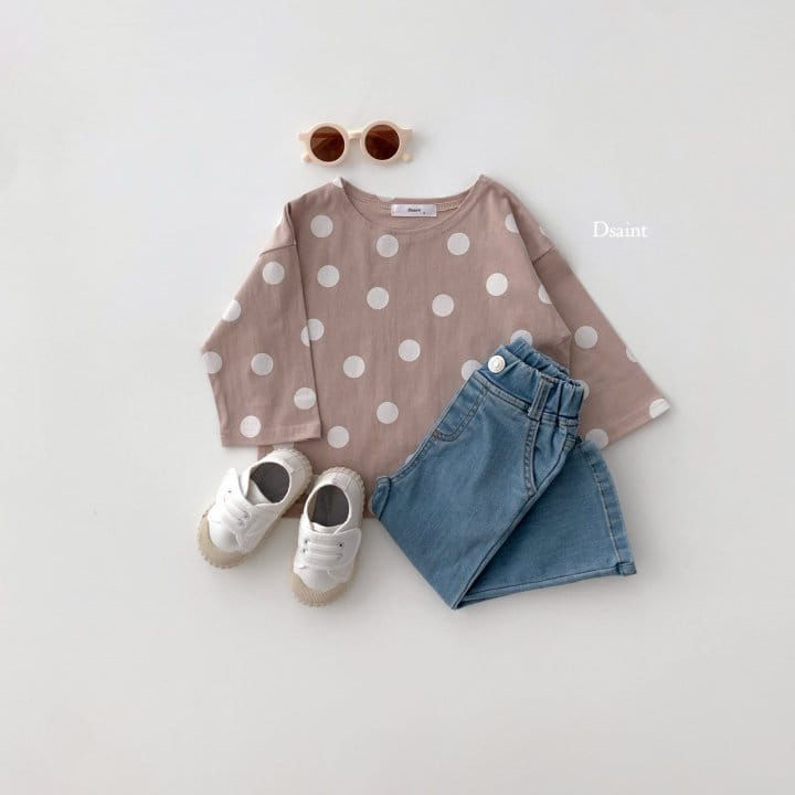 Dsaint - Korean Children Fashion - #fashionkids - Ddang Ddang Dot Tee - 6