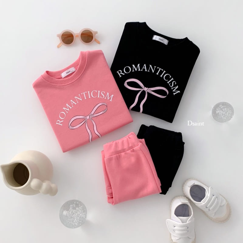 Dsaint - Korean Children Fashion - #fashionkids - Roman Ribbon Wide Top Bottom Set - 4