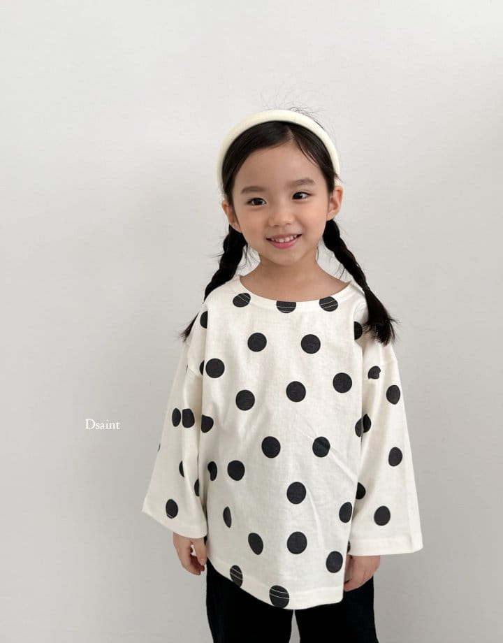 Dsaint - Korean Children Fashion - #kidzfashiontrend - Ddang Ddang Dot Tee - 9