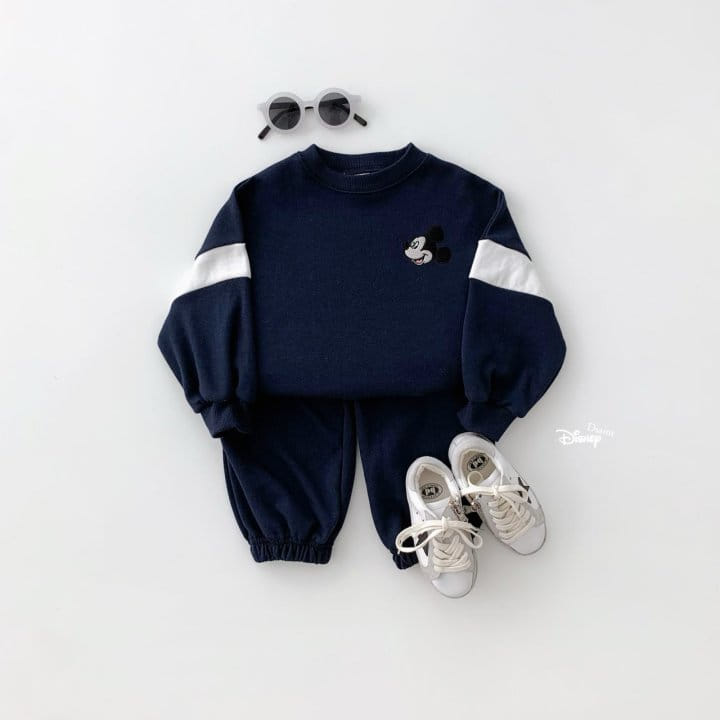 Dsaint - Korean Children Fashion - #kidzfashiontrend - Pearl Line Color M Top Bottom Set - 8