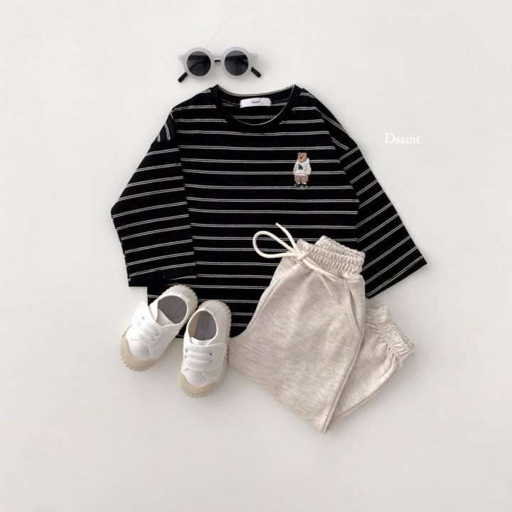 Dsaint - Korean Children Fashion - #kidzfashiontrend - LA Bear Embroidery Tee - 7