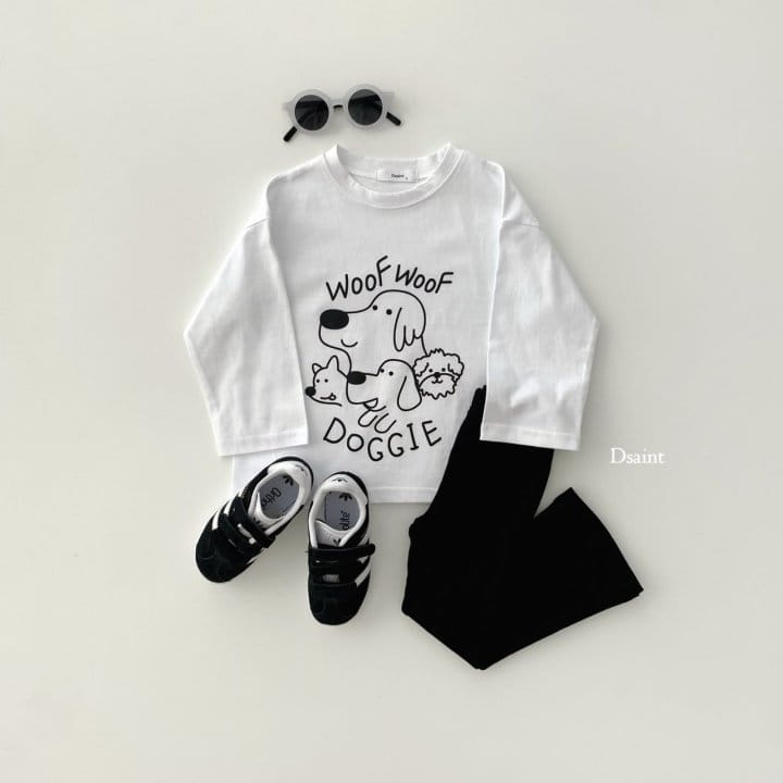 Dsaint - Korean Children Fashion - #magicofchildhood - Dog Friend Tee - 6