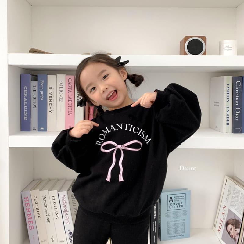 Dsaint - Korean Children Fashion - #prettylittlegirls - Roman Ribbon Wide Top Bottom Set - 11