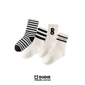 Dudie - Korean Children Fashion - #childrensboutique - Number8 4 Type Set