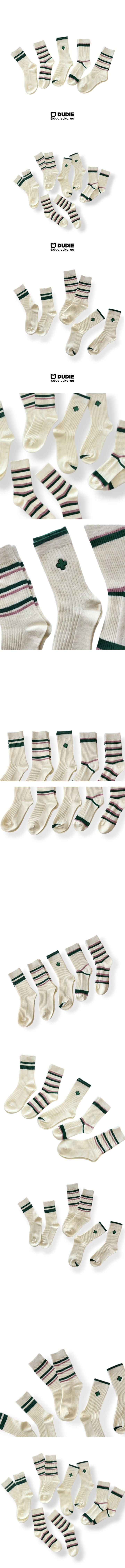 Dudie - Korean Children Fashion - #discoveringself - Clover 5 type Set - 2