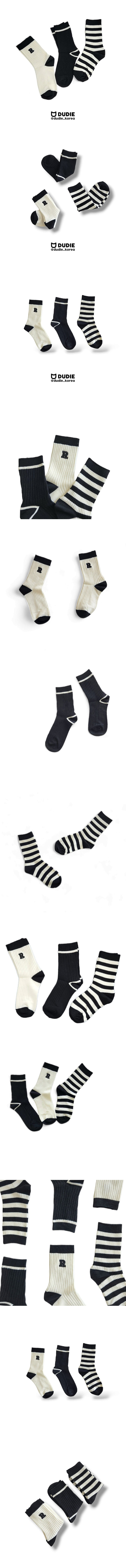 Dudie - Korean Children Fashion - #discoveringself - R Small Line 3 Type Set - 2