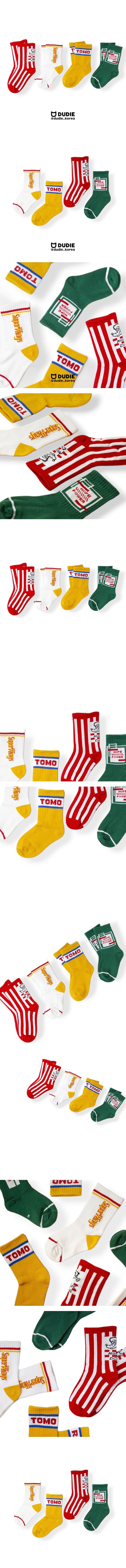 Dudie - Korean Children Fashion - #kidsshorts - Tomo 4 Type Set - 2