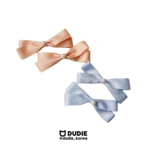 Dudie - Korean Children Fashion - #kidsshorts - Pastel Ribbon Pin
