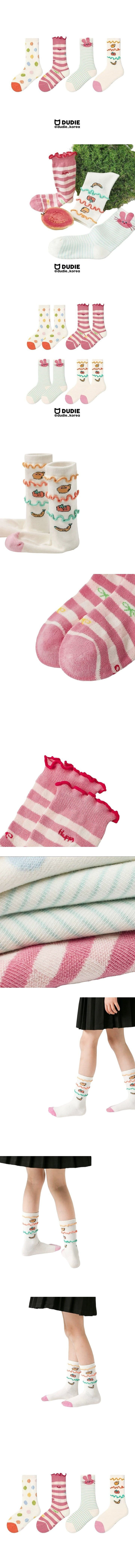 Dudie - Korean Children Fashion - #minifashionista - Rabbit 4 Type Set - 2