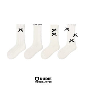Dudie - Korean Children Fashion - #prettylittlegirls - Ribbon Basic 4 Type Set