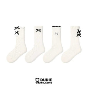 Dudie - Korean Children Fashion - #todddlerfashion - Ribbonti 4 Type Set
