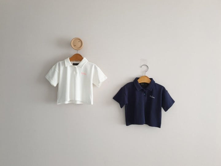 Eclair - Korean Children Fashion - #Kfashion4kids - Collar Tee
