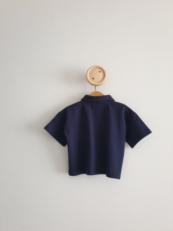 Eclair - Korean Children Fashion - #discoveringself - Collar Tee - 10