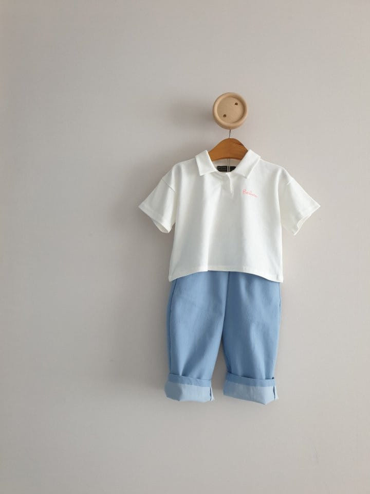 Eclair - Korean Children Fashion - #fashionkids - Collar Tee - 11
