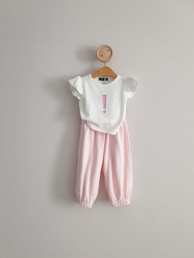 Eclair - Korean Children Fashion - #kidsstore - Exclamation Mark Tee - 4