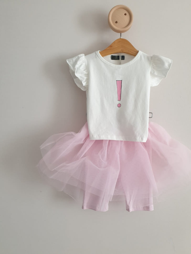 Eclair - Korean Children Fashion - #littlefashionista - Exclamation Mark Tee - 6