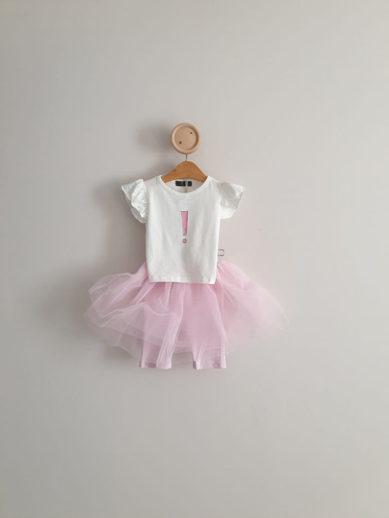 Eclair - Korean Children Fashion - #minifashionista - Exclamation Mark Tee - 8