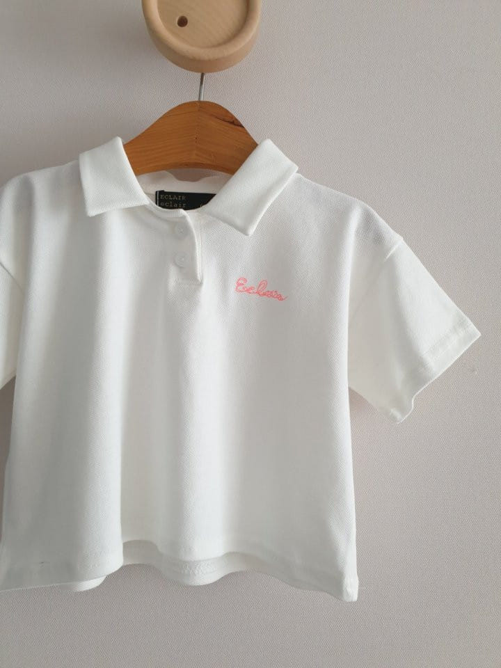 Eclair - Korean Children Fashion - #magicofchildhood - Collar Tee - 4