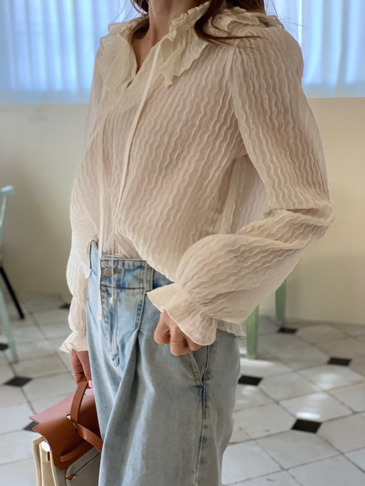 Elmu - Korean Women Fashion - #momslook - Lovely Blouse - 7