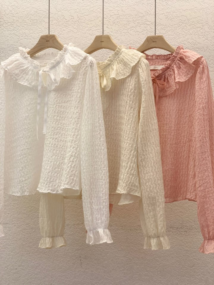 Elmu - Korean Women Fashion - #momslook - Lovely Blouse - 8