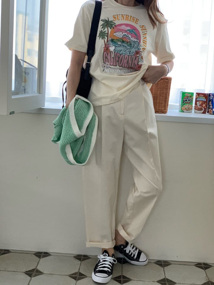 Elmu - Korean Women Fashion - #momslook - Merpin Pintuck Pants - 2