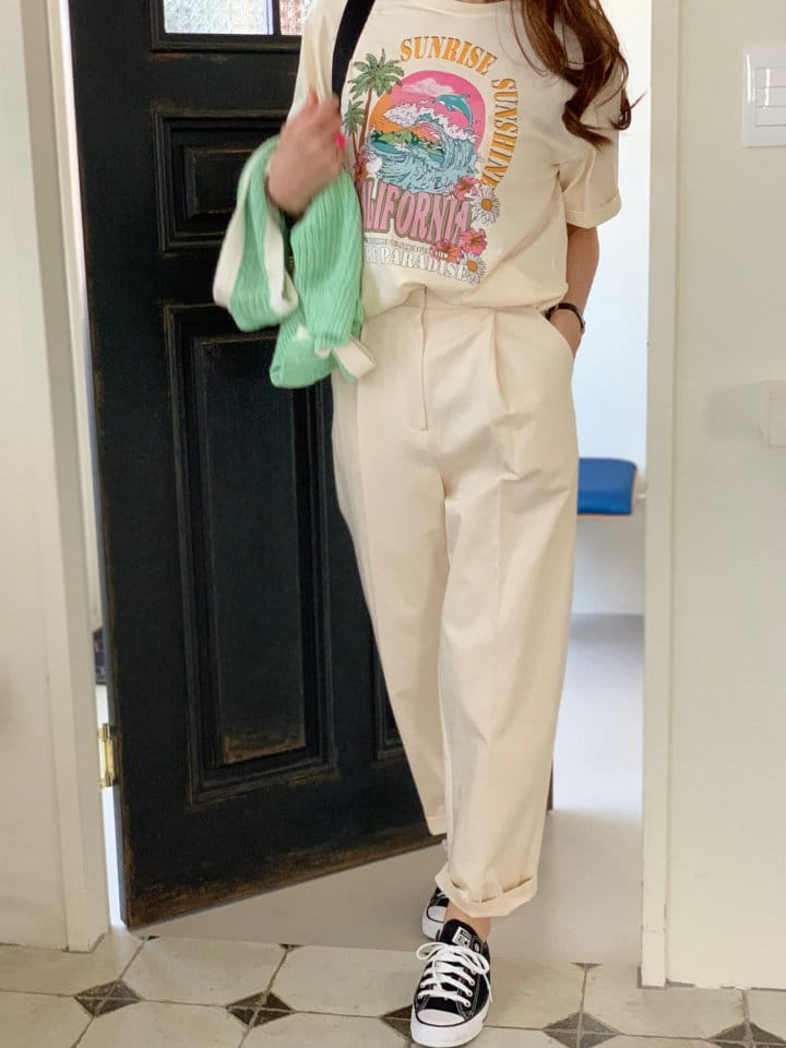 Elmu - Korean Women Fashion - #momslook - Merpin Pintuck Pants - 3