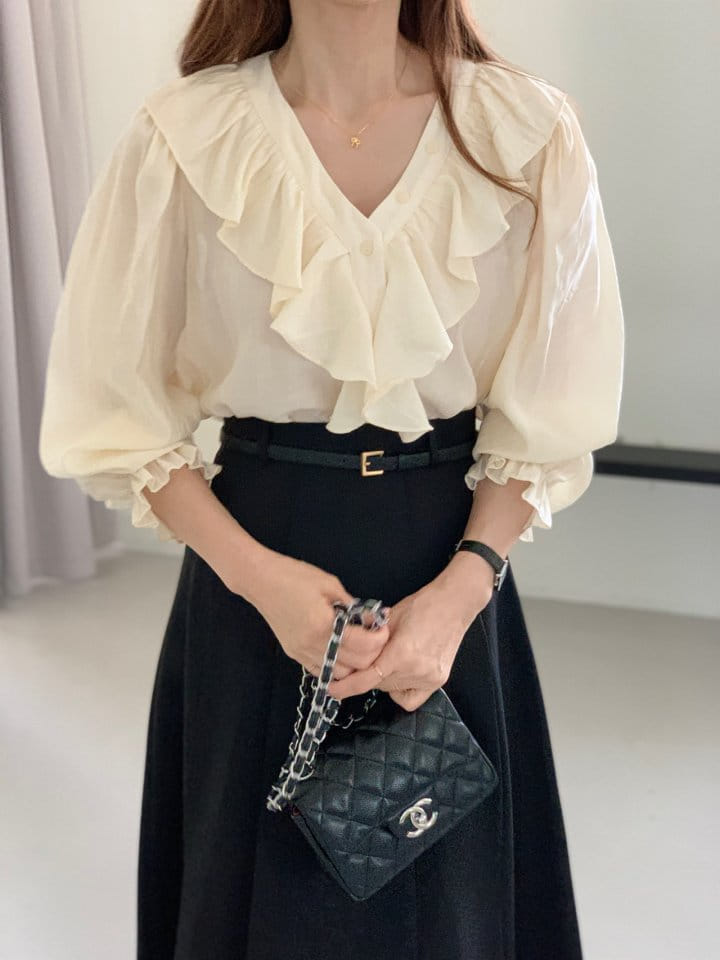 Elmu - Korean Women Fashion - #pursuepretty - Verona Blouse - 5