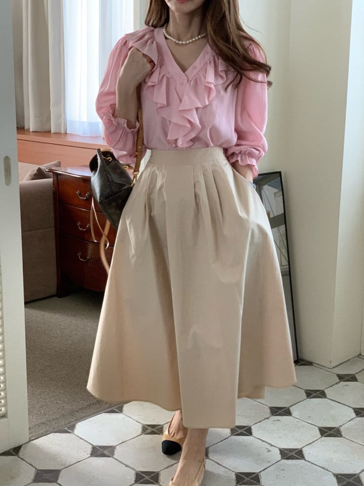 Elmu - Korean Women Fashion - #vintageinspired - Verona Blouse - 3