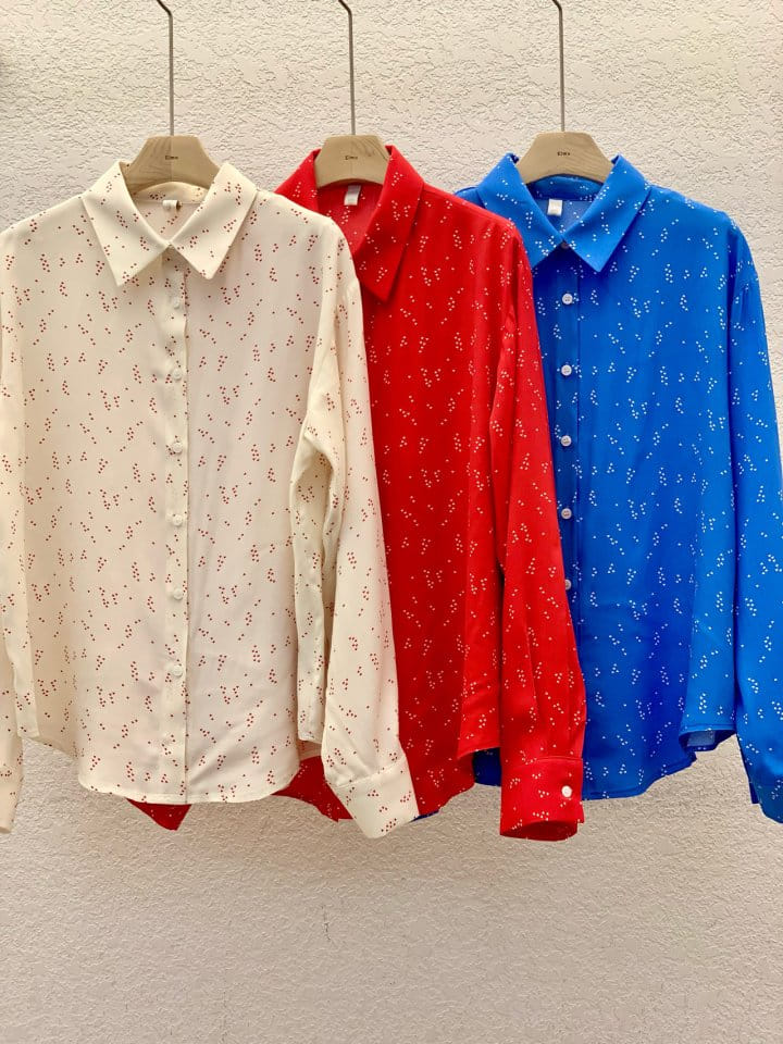 Elmu - Korean Women Fashion - #vintagekidsstyle - Heart Blouse - 11