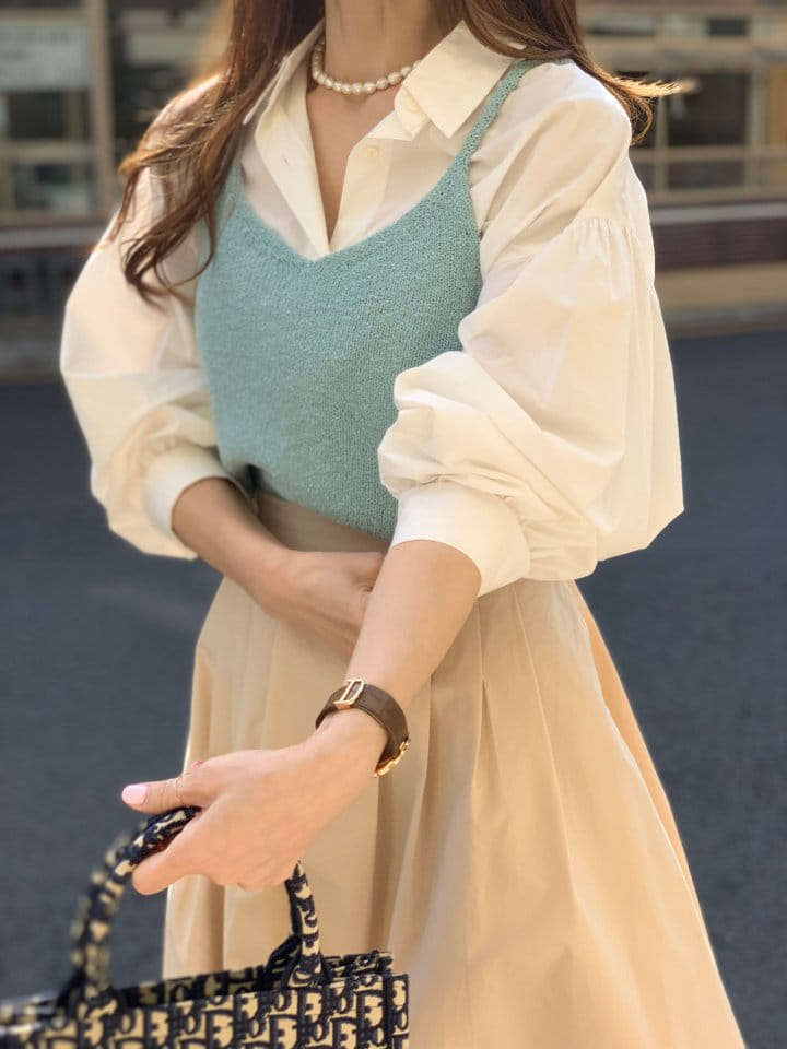 Elmu - Korean Women Fashion - #vintagekidsstyle - Juicy Bustier - 9