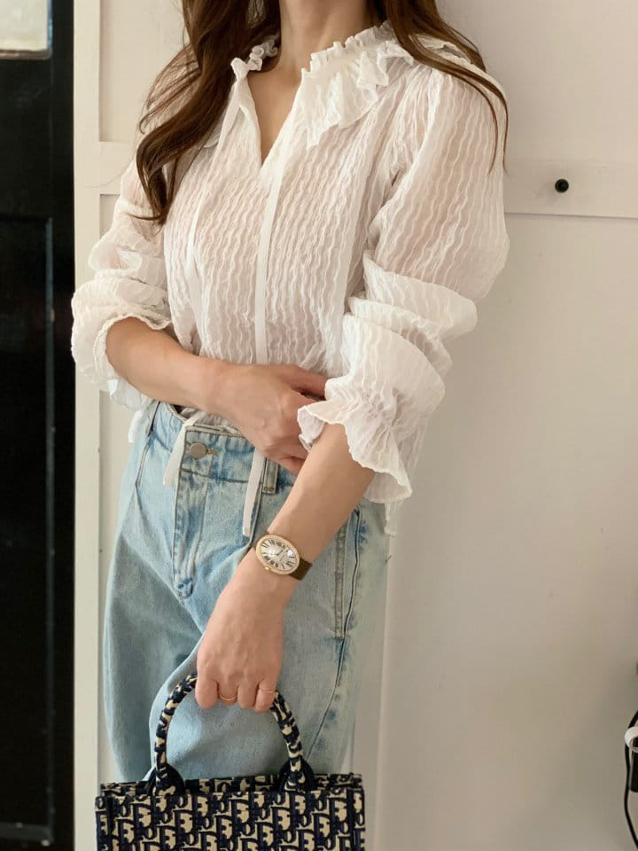 Elmu - Korean Women Fashion - #womensfashion - Lovely Blouse - 2