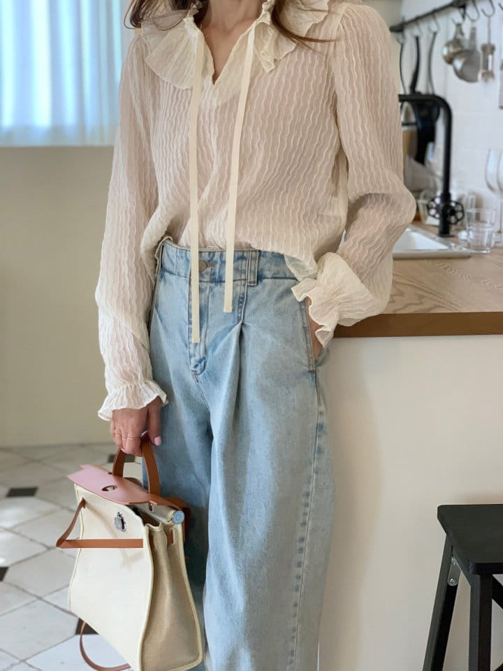 Elmu - Korean Women Fashion - #womensfashion - Lovely Blouse - 6