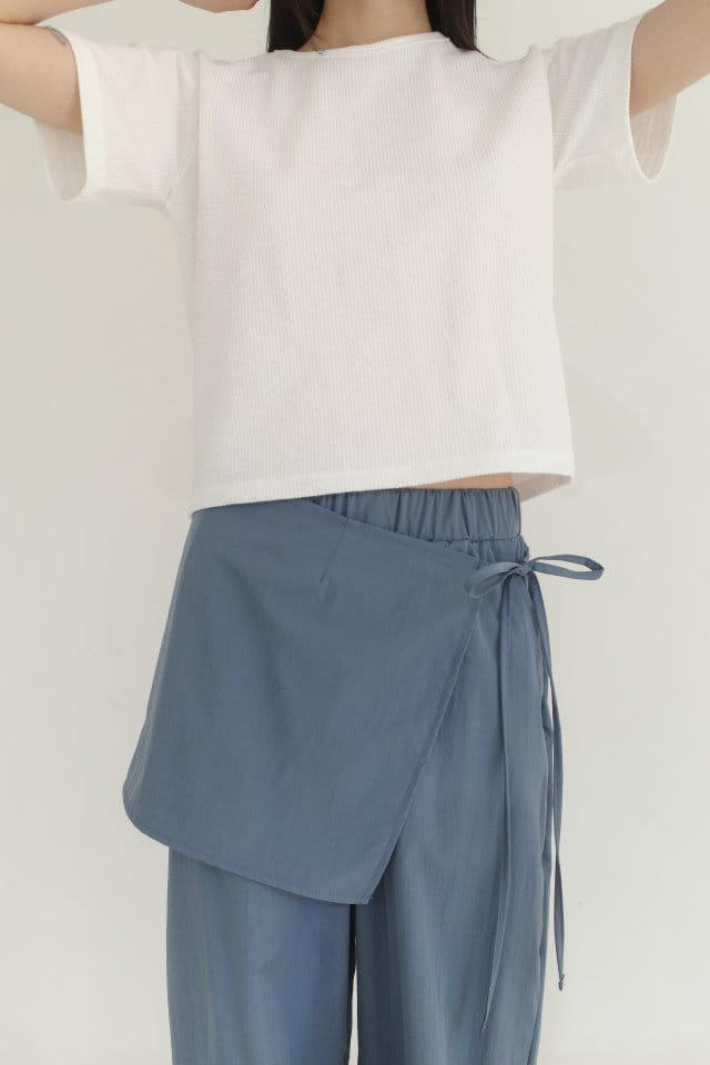 Enten - Korean Women Fashion - #thelittlethings - Arc Wrap Pants - 9