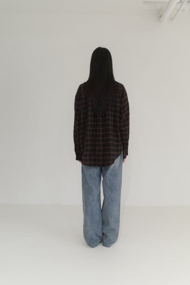 Enten - Korean Women Fashion - #womensfashion - Lingo Check Shirt - 6