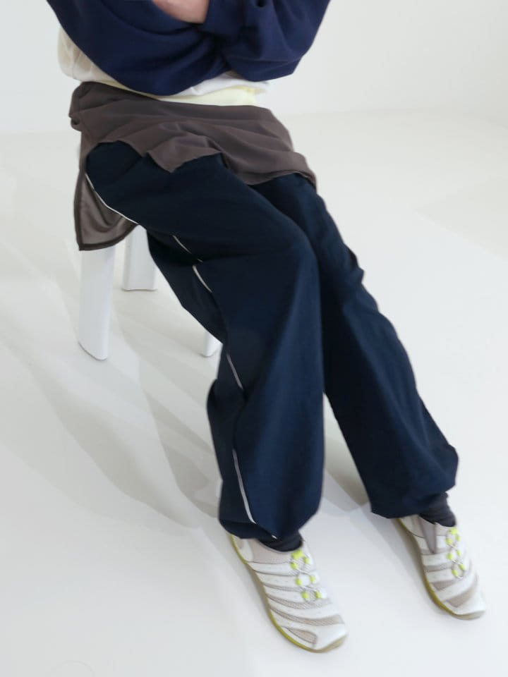 Enten - Korean Women Fashion - #womensfashion - Bbing Line Pants - 5
