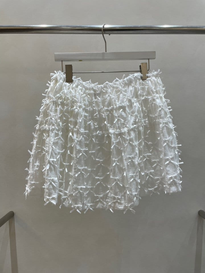 Feffer - Korean Women Fashion - #vintagekidsstyle - Ribbon Skirt - 6