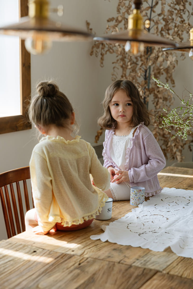 Flo - Korean Children Fashion - #kidsstore - Blanc Cardigan - 9