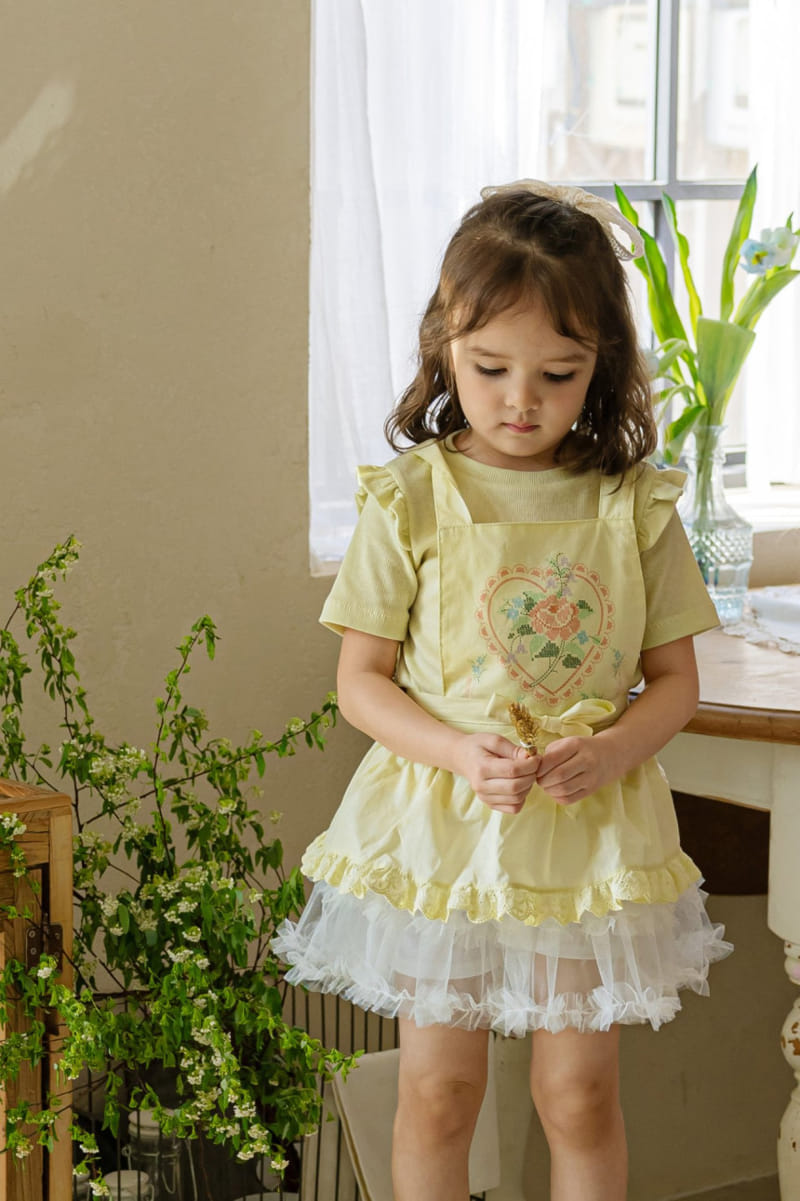 Flo - Korean Children Fashion - #magicofchildhood - Grace Apron  - 4
