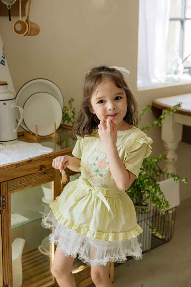 Flo - Korean Children Fashion - #prettylittlegirls - Grace Apron  - 5