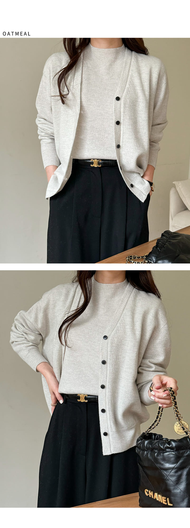 Floaty - Korean Women Fashion - #momslook - Wholegarment Dope Cardigan - 2
